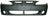 TechPro GM1000573C Bumper Cover - Front