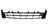 TechPro GM1036144 Bumper Cover Grille - Front