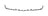 TechPro GM1044113 Bumper Cover Molding - Front