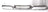 TechPro GM1102560C Bumper Face Bar - Rear