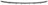 TechPro GM1144104 Bumper Cover Molding - Rear