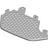 TechPro GM1196108 Bumper Step Pad - Rear Left