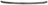 TechPro GM1235124 Hood Molding - Front