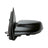 TechPro GM1320267 Door Mirror Set - Left