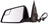 TechPro GM1320383 Door Mirror Set - Left