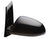 TechPro GM1320440 Door Mirror Set - Left