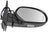 TechPro GM1321498 Door Mirror Set - Right
