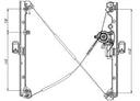 TechPro GM1351110 Window Regulator - Front Right