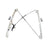 TechPro GM1351182 Window Regulator - Front Right