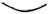 TechPro HO1146110 Bumper Cover Molding - Rear Left