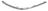 TechPro HO1147104 Bumper Cover Molding - Rear Right