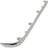 TechPro HO1147106 Bumper Cover Molding - Rear Right