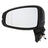 TechPro HO1320333 Door Mirror Set - Left