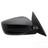 TechPro HO1321227 Door Mirror Set - Right