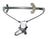 TechPro HO1550106 Window Regulator - Rear Left