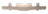 TechPro HY1170132 Bumper Impact Absorber - Rear