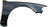 TechPro HY1241110C Fender - Front Right