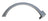 TechPro HY1290101C Wheel Arch Molding - Front Left