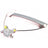 TechPro HY1350110 Window Regulator - Front Left