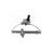 TechPro HY1551104 Window Regulator - Rear Right