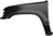 TechPro IZ1240125 Fender - Front Left