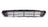TechPro KI1036120C Bumper Cover Grille - Front