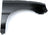 TechPro KI1241104 Fender - Front Right