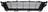 TechPro LX1036111C Bumper Cover Grille - Front