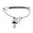 TechPro MA1350133 Window Regulator - Front Left