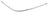 TechPro MB1047115 Bumper Cover Molding - Front Right
