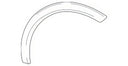 TechPro MB1290103 Wheel Arch Molding - Front Left