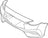 TechPro NI1000330C Bumper Cover - Front