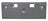 TechPro NI1068132 License Plate Bracket - Front