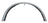 TechPro NI1290101C Wheel Arch Molding - Front Left