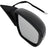 TechPro NI1321302 Door Mirror Set - Right