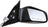 TechPro NI1321314 Door Mirror Set - Right