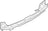 TechPro RO1106104 Bumper Cover Reinforcement - Rear
