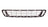 TechPro TO1036137 Bumper Cover Grille - Front