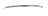 TechPro TO1235100 Hood Molding - Front