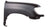 TechPro TO1241176 Fender - Front Right