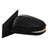 TechPro TO1320343 Door Mirror Set - Left