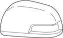 TechPro TO1326113 Door Mirror Cover - Left
