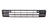 TechPro VW1036142C Bumper Cover Grille - Front