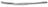 TechPro VW1047106 Bumper Cover Molding - Front Right