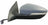 TechPro VW1320143 Door Mirror Set - Left