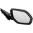 TechPro VW1321177 Door Mirror Set - Right