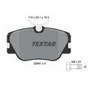 Textar 2094102 Disc Brake Pad Set - Front