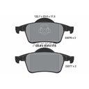 Textar 2307602 Disc Brake Pad Set - Rear