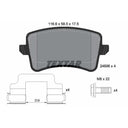 Textar 2460601 Disc Brake Pad Set - Rear