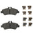 Textar 2919001 Disc Brake Pad Set - Rear